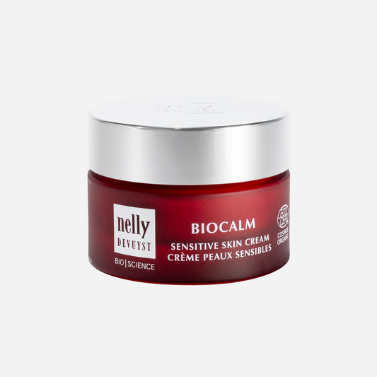 BioCalm Organic Sensitive Skin Cream for redness relief.